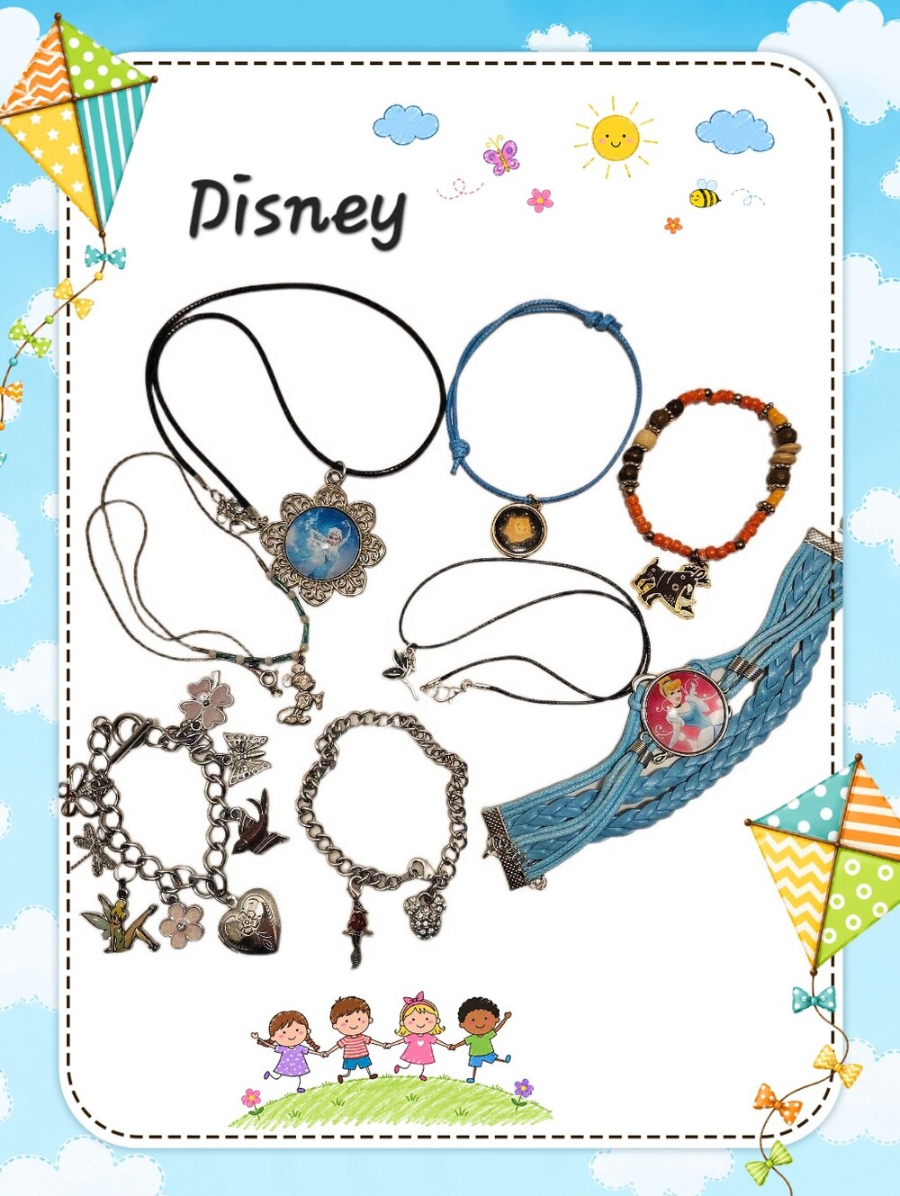 Disney Themed Kid's Jewelry Bundle